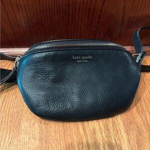 Kate Spade Black Pebbled Leather Crossbody